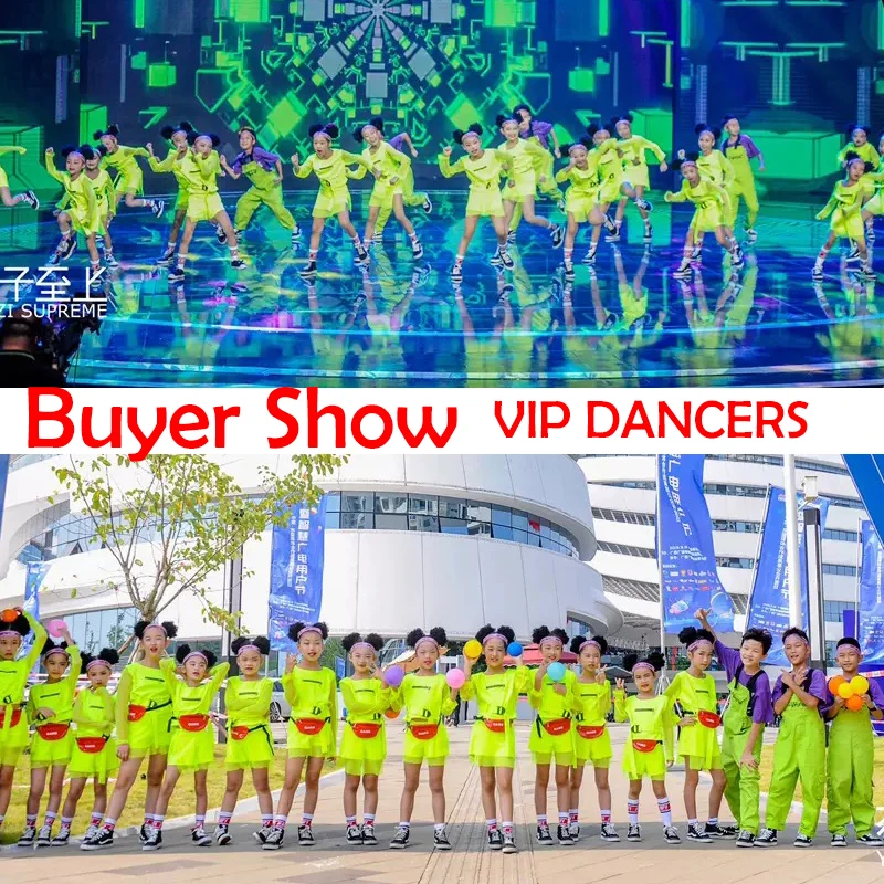 2020 Hip Hop Kids Jazz Dance Costumes Long Sleeve Fluorescence Top Pants Girls Hiphop Clothes Street Dance Stage Show Wear
2020 Hip Hop Kids Jazz Dance Costumes Long Sleeve Fluorescence Top Pants Girls Hiphop Clothes Street Dance Stage Show Wear