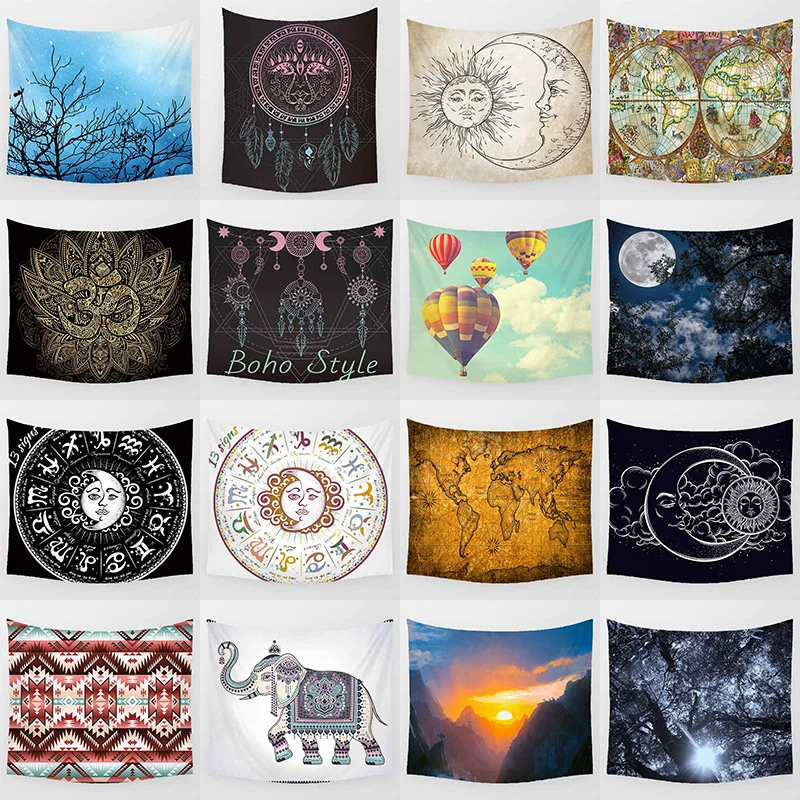 Moonlight forest world map sun moon thirty points boho style fire balloon wall art tapestry rectangle wall hanging tapestry
Moonlight forest world map sun moon thirty points boho style fire balloon wall art tapestry rectangle wall hanging tapestry