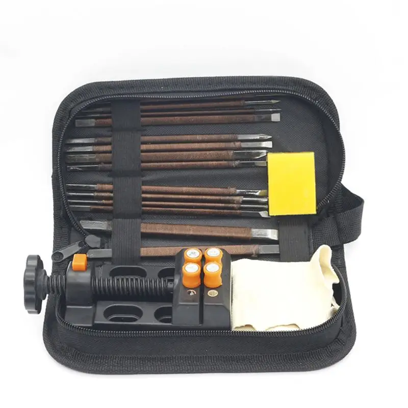 2021 New Stone Carving Tool Kits 18pcs Manganese Steel Hand Engraving Knife Carving
2021 New Stone Carving Tool Kits 18pcs Manganese Steel Hand Engraving Knife Carving