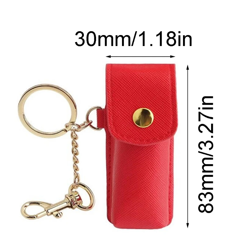 2 Pack Chapstick Keychain Holders Leather Mini Lipstick Lip Tubes Storage Organizer Portable Cosmetic Jewelry Holder Bag
2 Pack Chapstick Keychain Holders Leather Mini Lipstick Lip Tubes Storage Organizer Portable Cosmetic Jewelry Holder Bag