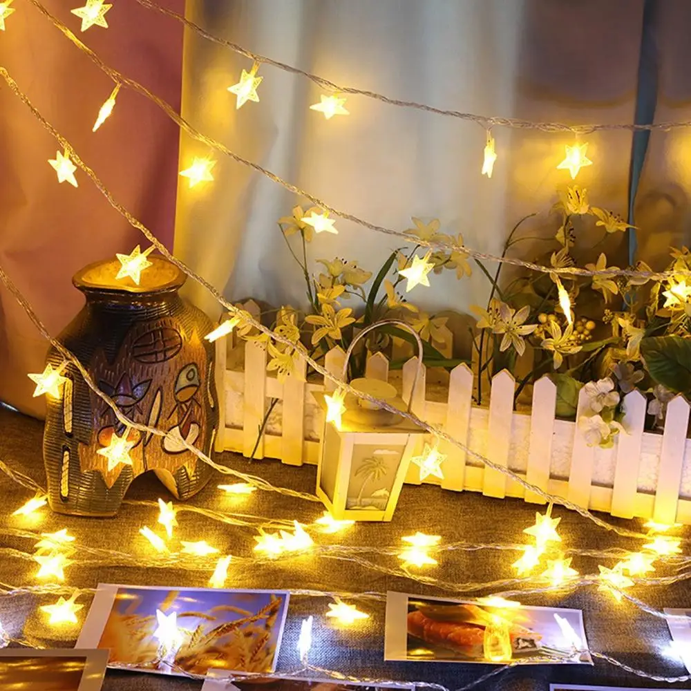 40LED Five pointed Star Light String 5M Wedding Christmas Party Decoration Wedding Xmas New Decor Lights &xs
40LED Five pointed Star Light String 5M Wedding Christmas Party Decoration Wedding Xmas New Decor Lights &xs