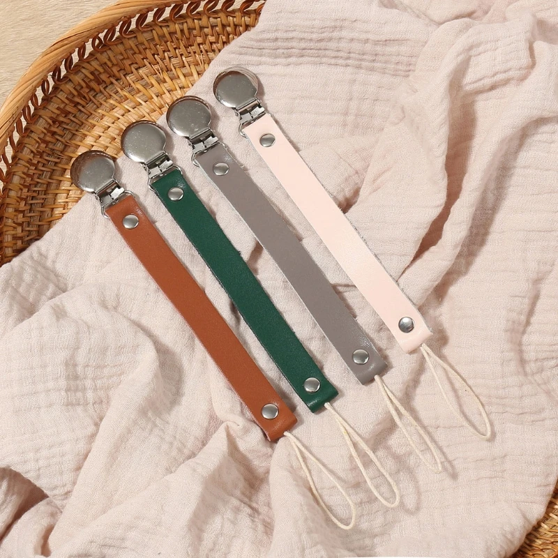 Baby Pacifier Chain Genuine Leather Pacifier Clips Nipple Holder Teething Chain 24BE
Baby Pacifier Chain Genuine Leather Pacifier Clips Nipple Holder Teething Chain 24BE