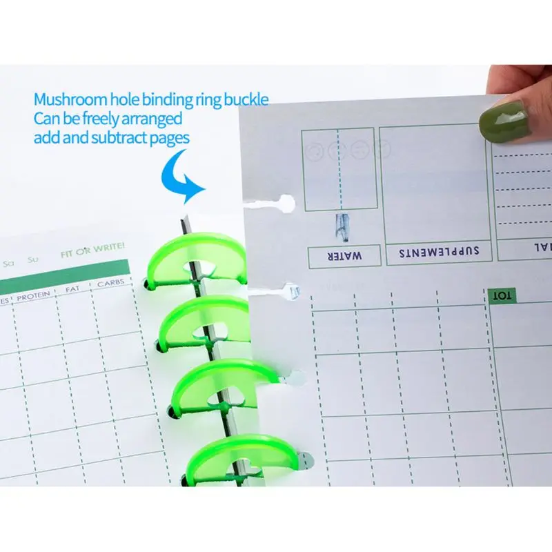 20pcs 24mm Transparent Heart Binder Rings Mushroom Hole Loose Leaf Notebook Binding Plastic Disc Buckle Hoop DIY
20pcs 24mm Transparent Heart Binder Rings Mushroom Hole Loose Leaf Notebook Binding Plastic Disc Buckle Hoop DIY