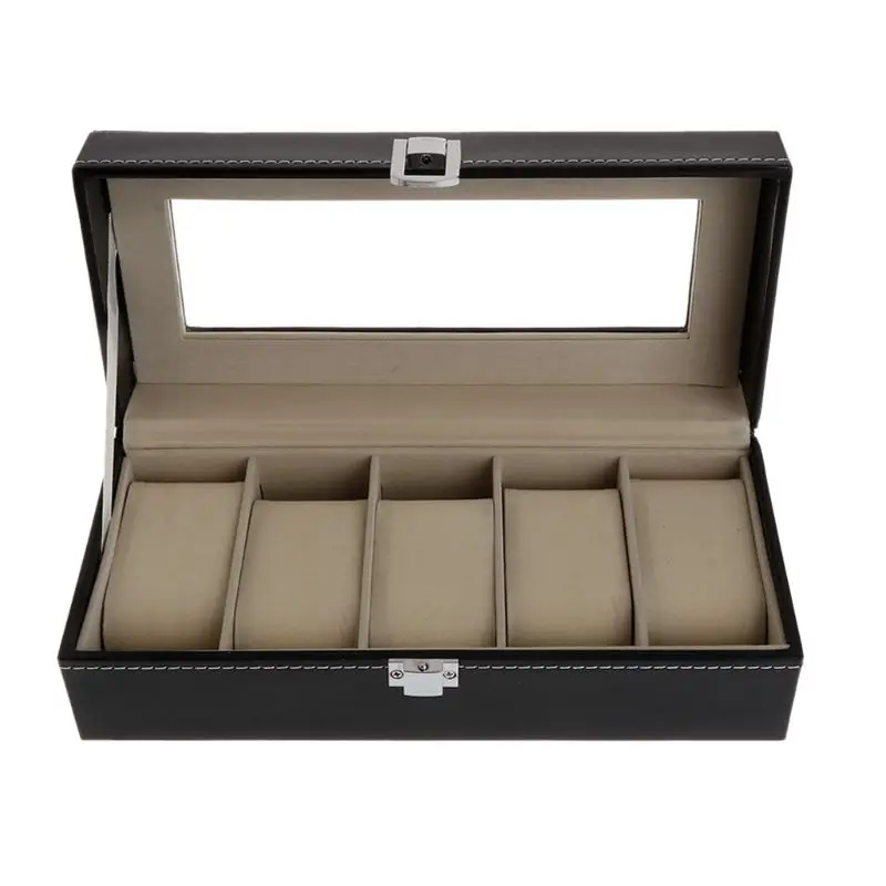 Y1UE Watch Box Storage Case Gift Package Jewelry Display Boxes 5 Grids Luxury Faux Leather Soft Protection Organizer Watches End
Y1UE Watch Box Storage Case Gift Package Jewelry Display Boxes 5 Grids Luxury Faux Leather Soft Protection Organizer Watches End