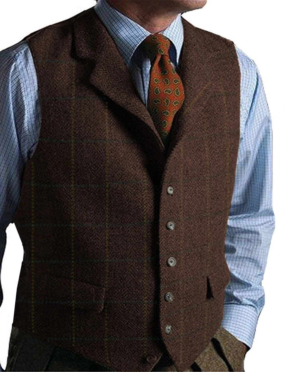Mens Suit Vest Green Wedding Wool Herringbone Tweed Business Waistcoat Jacket Casual Stain Back Vests For Groomsmen Man Wedding
Mens Suit Vest Green Wedding Wool Herringbone Tweed Business Waistcoat Jacket Casual Stain Back Vests For Groomsmen Man Wedding