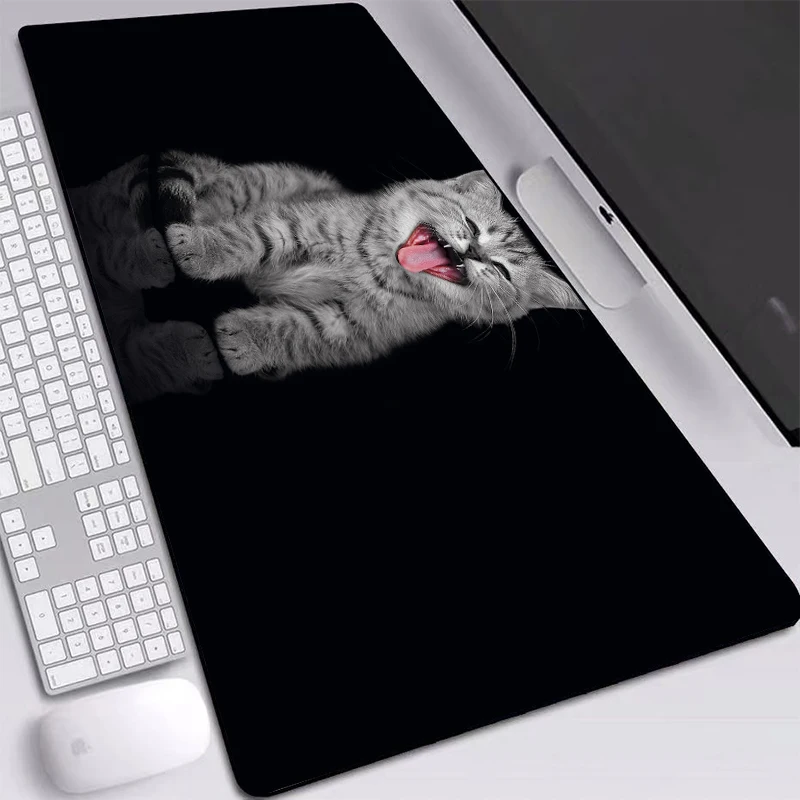 Animal Cat Printed Black Mouse-pad Large Size Skid-slip Mice Mat HD Picture with Sewn Edges Gaming Mouse Pad Cute Desk Mat
Animal Cat Printed Black Mouse-pad Large Size Skid-slip Mice Mat HD Picture with Sewn Edges Gaming Mouse Pad Cute Desk Mat