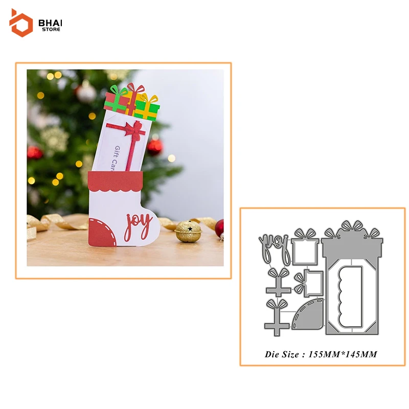 New Design Christmas Stocking Metal Cutting Dies Cut Decoration Scrapbook Stickers Paper Card Embossing Decor Craft Dies 2021
New Design Christmas Stocking Metal Cutting Dies Cut Decoration Scrapbook Stickers Paper Card Embossing Decor Craft Dies 2021