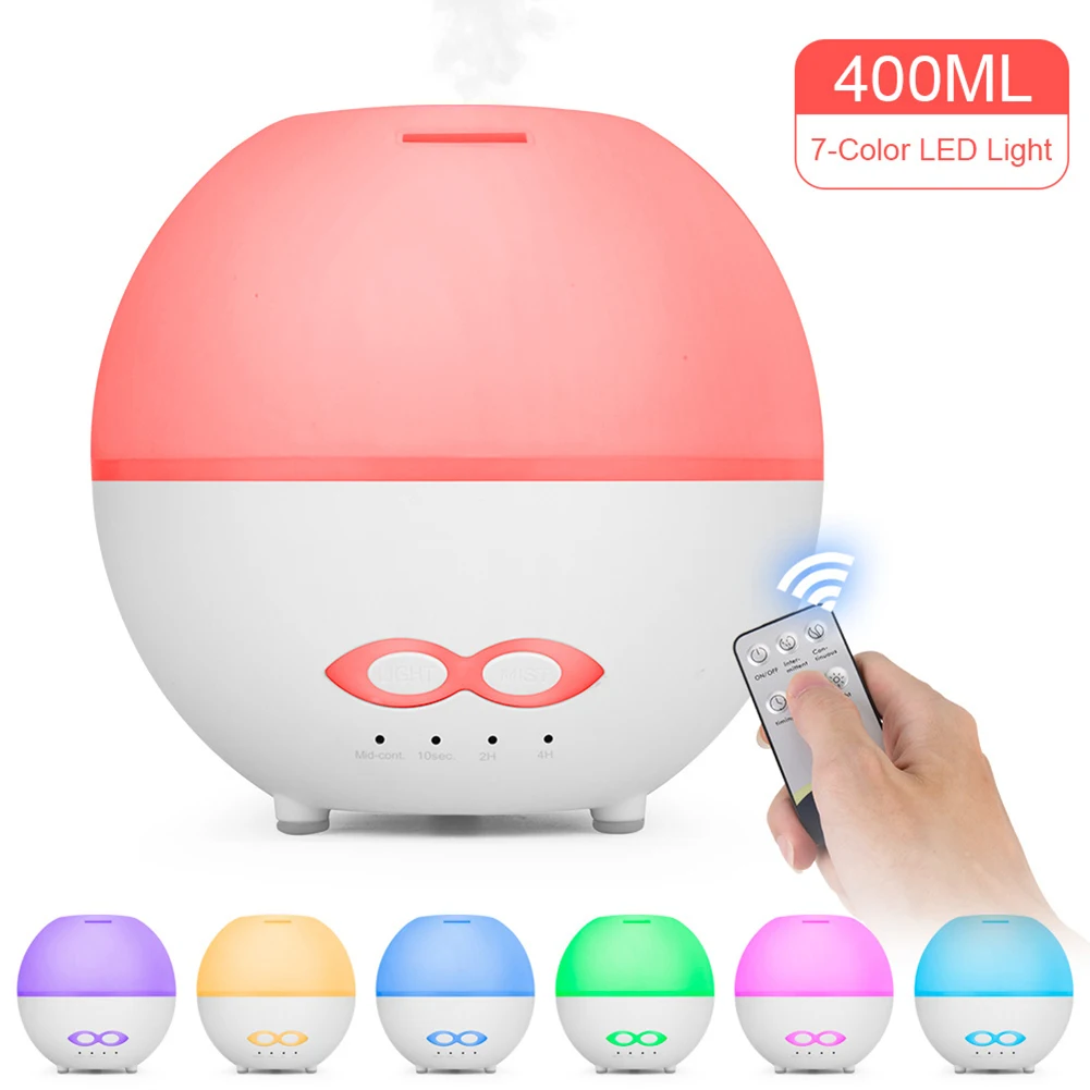 400ml Aromatherapy Essential Oil Diffuser Humidifier With Timer Adjustable Mist 7 Color Changing Night Lights Waterless Auto Off
400ml Aromatherapy Essential Oil Diffuser Humidifier With Timer Adjustable Mist 7 Color Changing Night Lights Waterless Auto Off