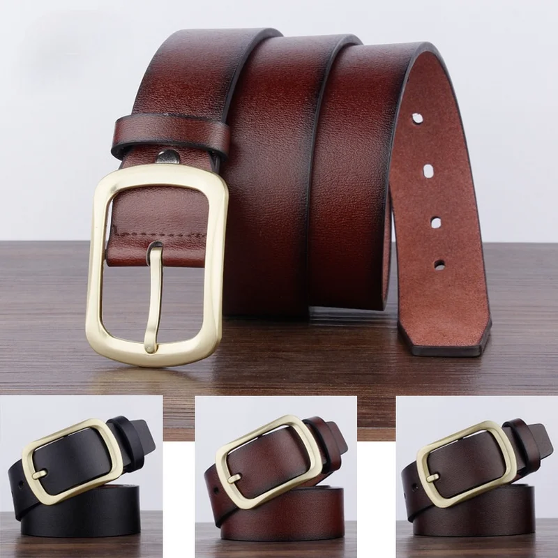Men's Belt Fashion Classic Gold Antique Pin Buckle Belts High Quality Jeans Casual Belt Business Denim Waistband for Men
Men's Belt Fashion Classic Gold Antique Pin Buckle Belts High Quality Jeans Casual Belt Business Denim Waistband for Men