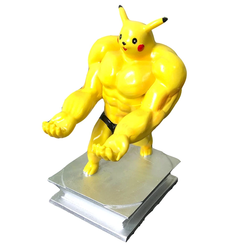 Anime Pokemon Pikachu Gk Xbox Mobile Phone PS4 Holder Pikachu bodybuilding Action Figure doll Model Toys Collection Toys Gifts 
Anime Pokemon Pikachu Gk Xbox Mobile Phone PS4 Holder Pikachu bodybuilding Action Figure doll Model Toys Collection Toys Gifts