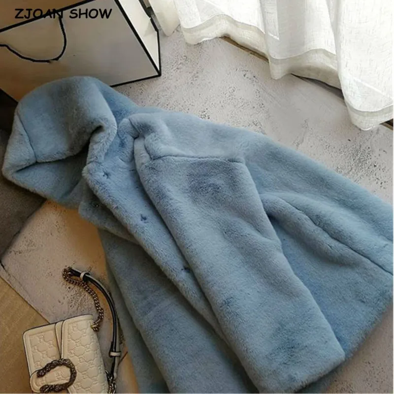 HIGH QUALITY Winter Solid Hairy Shaggy Faux Fur Hooded Coat Women Long sleeve Furry Warm Oversize Jacket Loose Outerwear
HIGH QUALITY Winter Solid Hairy Shaggy Faux Fur Hooded Coat Women Long sleeve Furry Warm Oversize Jacket Loose Outerwear