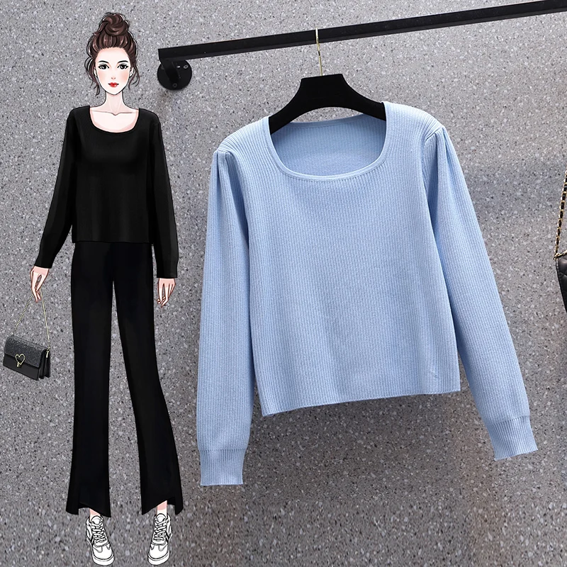 O-Neck Loose Solid Knitted Pullovers Women Elegant Long Sleeve Knitwear Tops Size M-4XL Casual Spring Sweaters
O-Neck Loose Solid Knitted Pullovers Women Elegant Long Sleeve Knitwear Tops Size M-4XL Casual Spring Sweaters