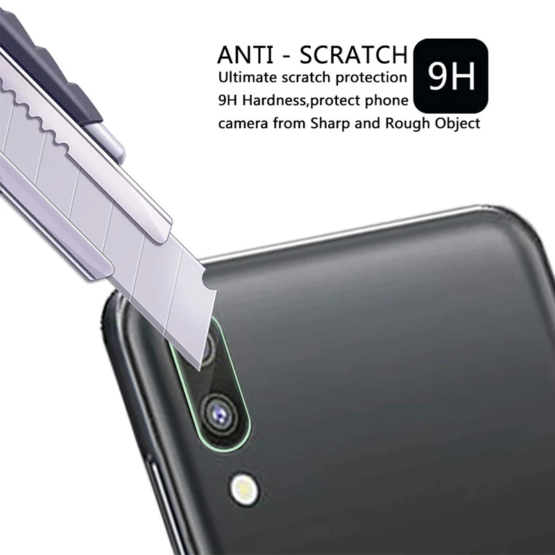 9D прозрачное Защитное стекло для объектива камеры Samsung A70 A50 A30 A20 закаленное