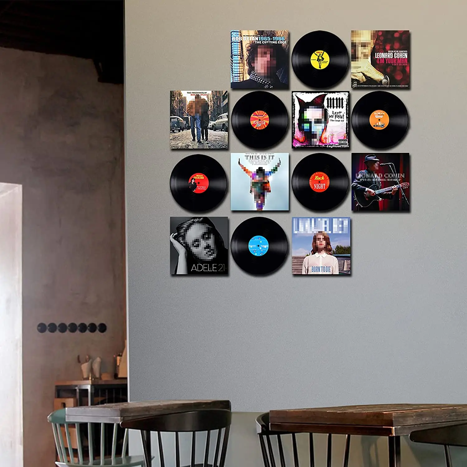 Round Vinyl Records Wall Decoration Retro Restaurant Bar Wall Sticker Wedding Party Decor Living Bed Room Home Decoration
Round Vinyl Records Wall Decoration Retro Restaurant Bar Wall Sticker Wedding Party Decor Living Bed Room Home Decoration