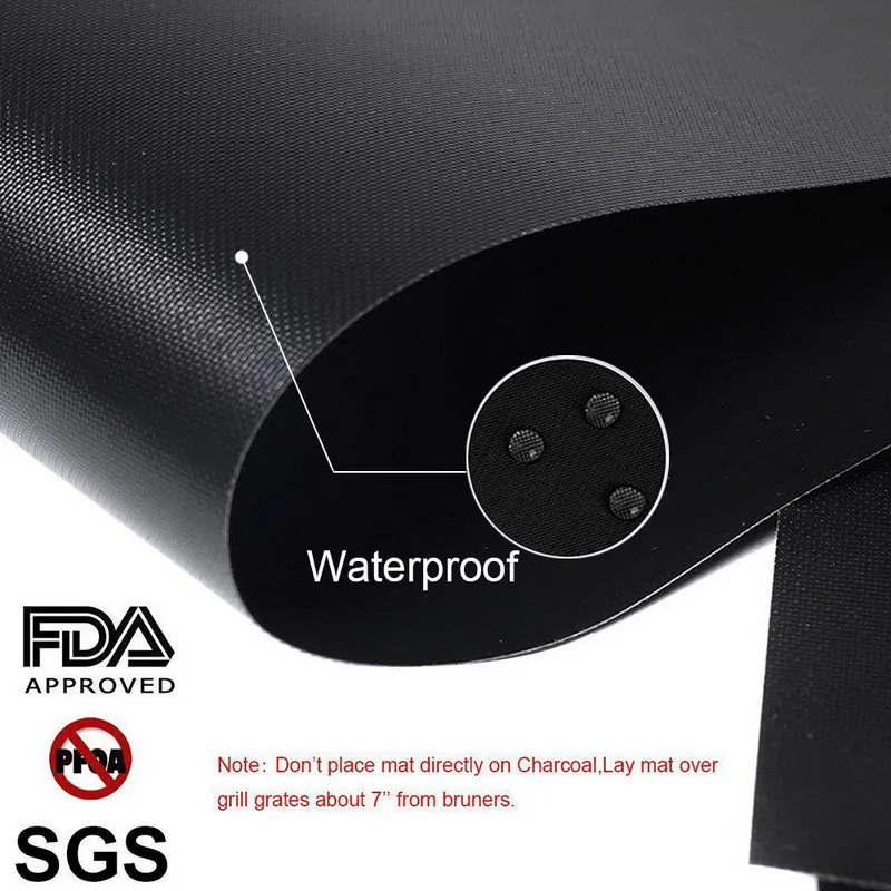 2/3/5Pcs Reusable Non-stick BBQ Grill Mat Pad Baking Cooking Grilling Sheet Heat Resistance Easily Cleaned Kitchen For Party
2/3/5Pcs Reusable Non-stick BBQ Grill Mat Pad Baking Cooking Grilling Sheet Heat Resistance Easily Cleaned Kitchen For Party