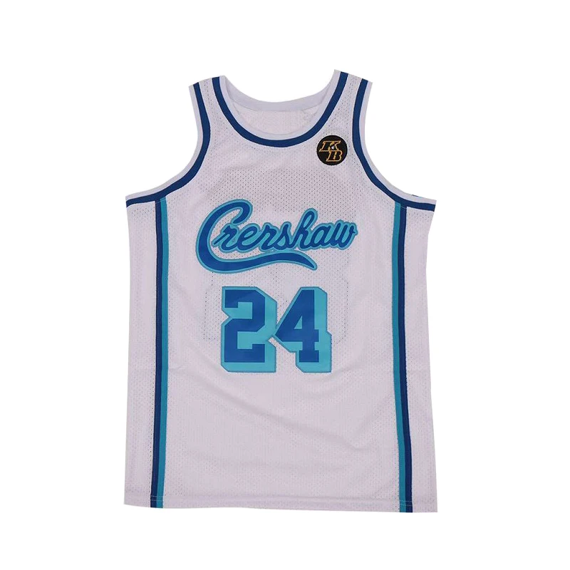 BG basketball jersey Crenshaw 23 8 24 Jerseys Embroidery sewing Outdoor sportswear Hip-hop summer white 2022
BG basketball jersey Crenshaw 23 8 24 Jerseys Embroidery sewing Outdoor sportswear Hip-hop summer white 2022