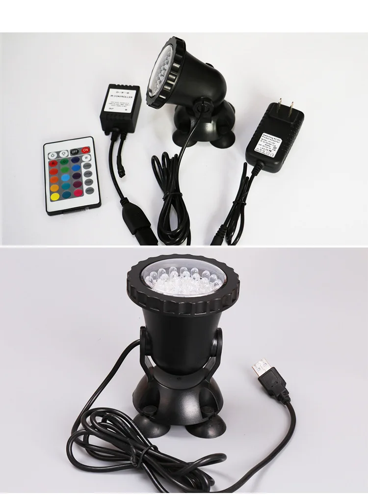 Светодиодный подводный свет Цвет Изменение Дистанционное Управление лампа