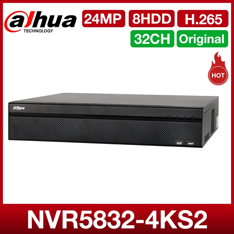 Dahua оригинальный 8HDDs 32/64 каналов 4K Pro сетевой видеорегистратор Ai IP камера система безопасности NVR5832/5864-4KS2 Onvif P2P H.265
Dahua оригинальный 8HDDs 32/64 каналов 4K Pro сетевой видеорегистратор Ai IP камера система безопасности NVR5832/5864-4KS2 Onvif P2P H.265