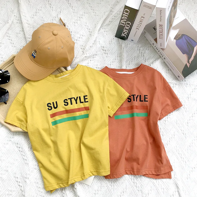 Summer 2020 Toddler Boys T-shirts Casual Letter Printed Short Sleeve Shirts for Gilr 2 3 4 5 6 Years Baby Boy Kids Clothing Tees
Summer 2020 Toddler Boys T-shirts Casual Letter Printed Short Sleeve Shirts for Gilr 2 3 4 5 6 Years Baby Boy Kids Clothing Tees