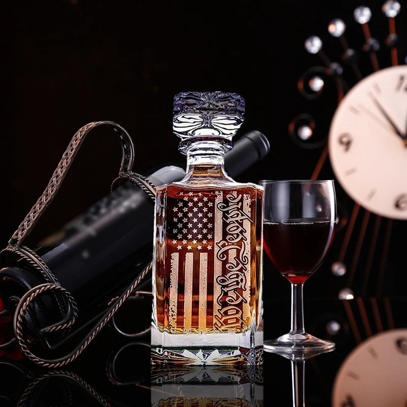 Whiskey Decanter Engraved We the People American Flag Excluding Wine Glasses Whiskey Decanters Glass Material for Whisky
Whiskey Decanter Engraved We the People American Flag Excluding Wine Glasses Whiskey Decanters Glass Material for Whisky