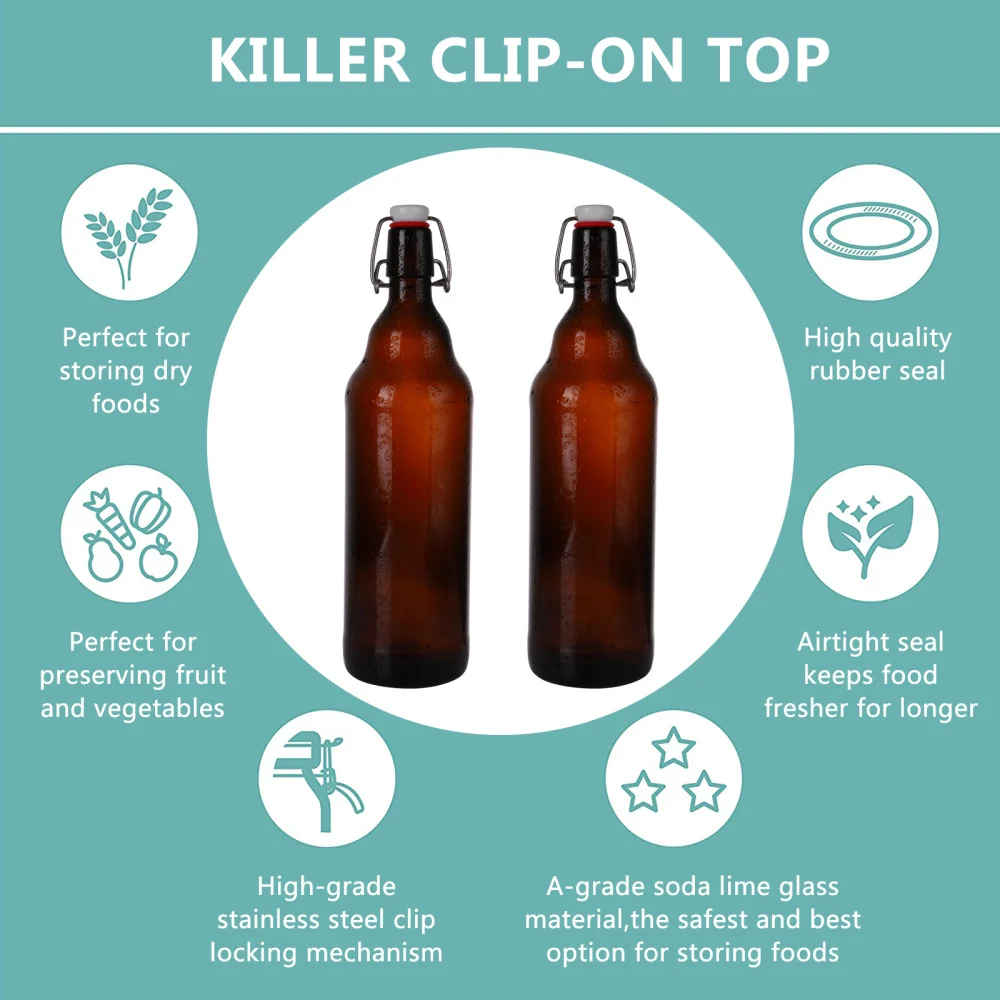 2 Pcs Buckle Bottles Kitchen Oil Bottle Anti-leak Bottle Sealed Container
2 Pcs Buckle Bottles Kitchen Oil Bottle Anti-leak Bottle Sealed Container
