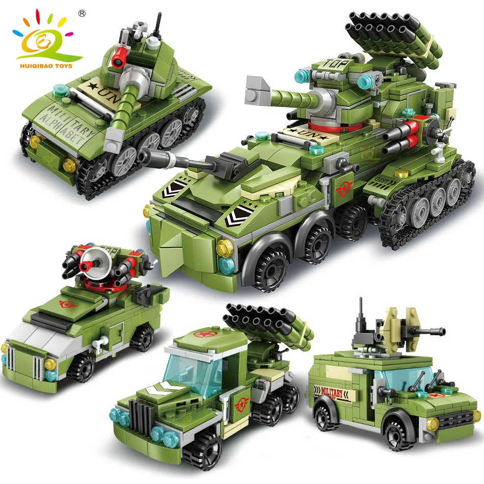 HUIQIBAO 862PCS 4in1 Military WW2 Army Artillery Car Model Building Blocks Soldier Figures Weapon Truck Bricks Toys for Children
HUIQIBAO 862PCS 4in1 Military WW2 Army Artillery Car Model Building Blocks Soldier Figures Weapon Truck Bricks Toys for Children