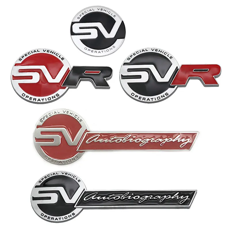 Car Styling SVR Special Vehicle Operation Autobiography Rear Boot Tailgate Badge Emblem For Land Range Rover Sport Defender
Car Styling SVR Special Vehicle Operation Autobiography Rear Boot Tailgate Badge Emblem For Land Range Rover Sport Defender