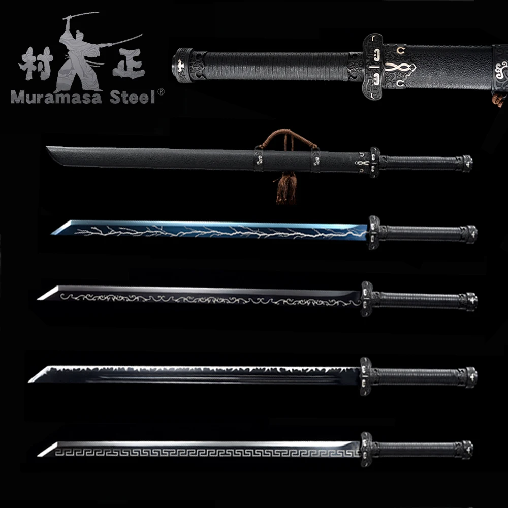 Real Chinese Sword DaDao 1060 Steel Tactical Blade For Tomb Note Black Blades Ready For Battle 4 Types-Wood Sheath-New Arrival
Real Chinese Sword DaDao 1060 Steel Tactical Blade For Tomb Note Black Blades Ready For Battle 4 Types-Wood Sheath-New Arrival