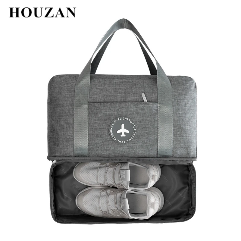 

Large Waterproof Duffel Weekend Duffle Hand Luggage Weekender Travel Bag Women Dry Wet Separation Packing Cubes With Shoe Space