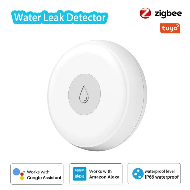 ZigBee Flood Sensor Water Leak Detector Tuya Home Alarm High Quality IP66 Waterproof Tuya APP Remote Monitoring For Tuya Gateway
ZigBee Flood Sensor Water Leak Detector Tuya Home Alarm High Quality IP66 Waterproof Tuya APP Remote Monitoring For Tuya Gateway