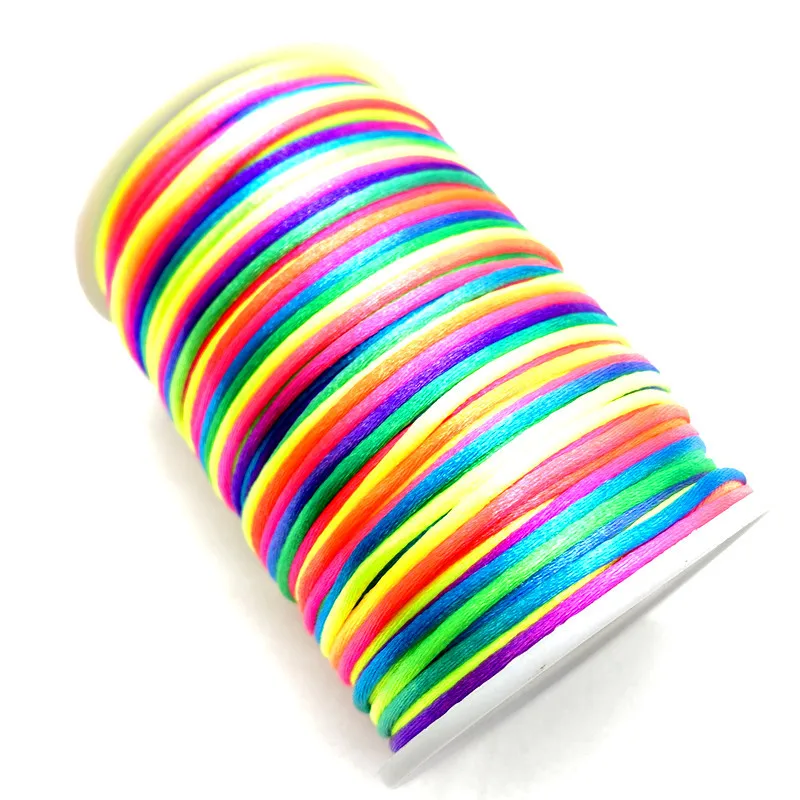 5Yards 2mm Chinese Knot Cord Rattail Satin Braided String Jewelry findings Beading Rope for DIY Fashion Crafts #18 
5Yards 2mm Chinese Knot Cord Rattail Satin Braided String Jewelry findings Beading Rope for DIY Fashion Crafts #18