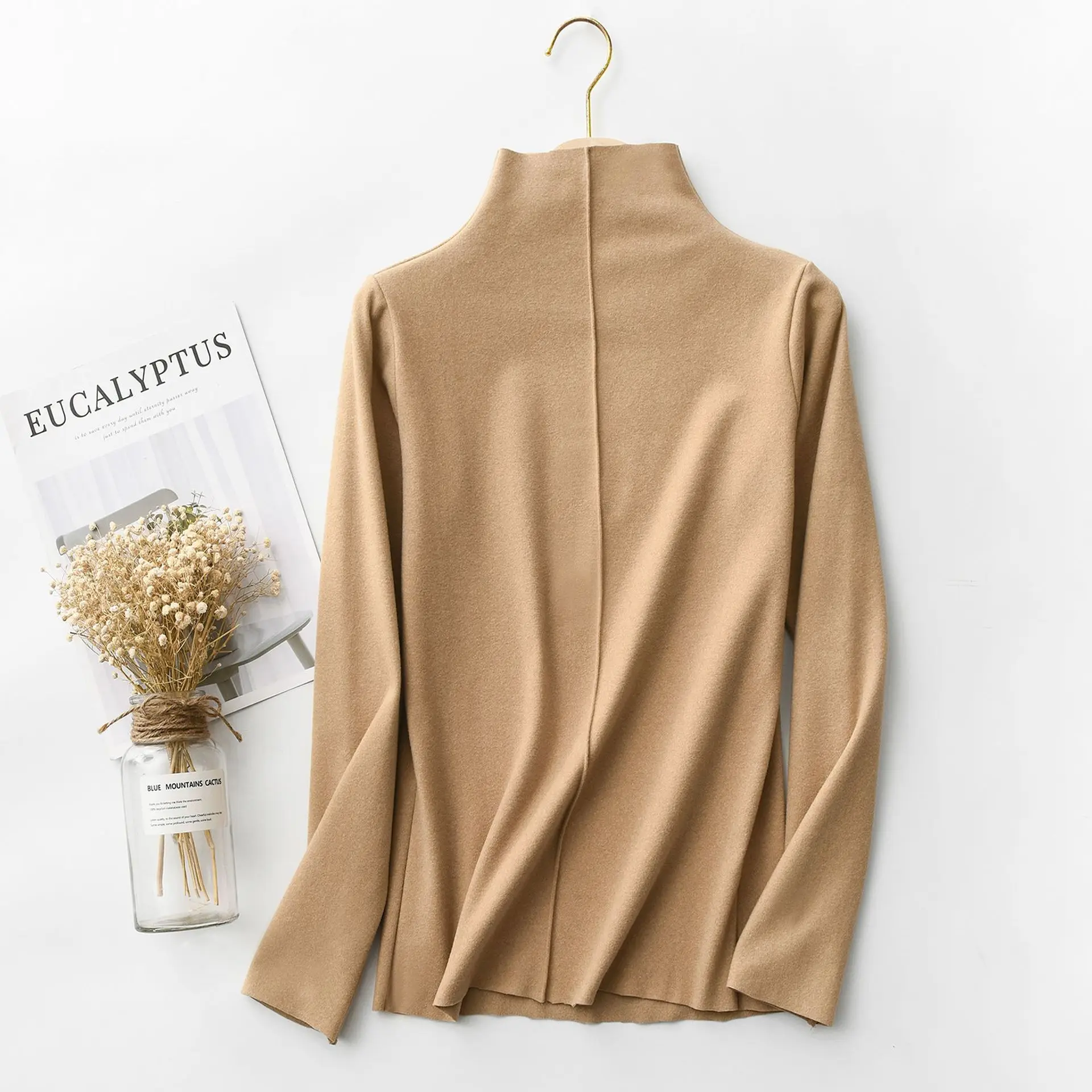 Fashion Autumn Winter heating Women Turtleneck Warm Cashmere T-shirt Tops Slim Casual Long Sleeve T Shirts Women thick Tops
Fashion Autumn Winter heating Women Turtleneck Warm Cashmere T-shirt Tops Slim Casual Long Sleeve T Shirts Women thick Tops