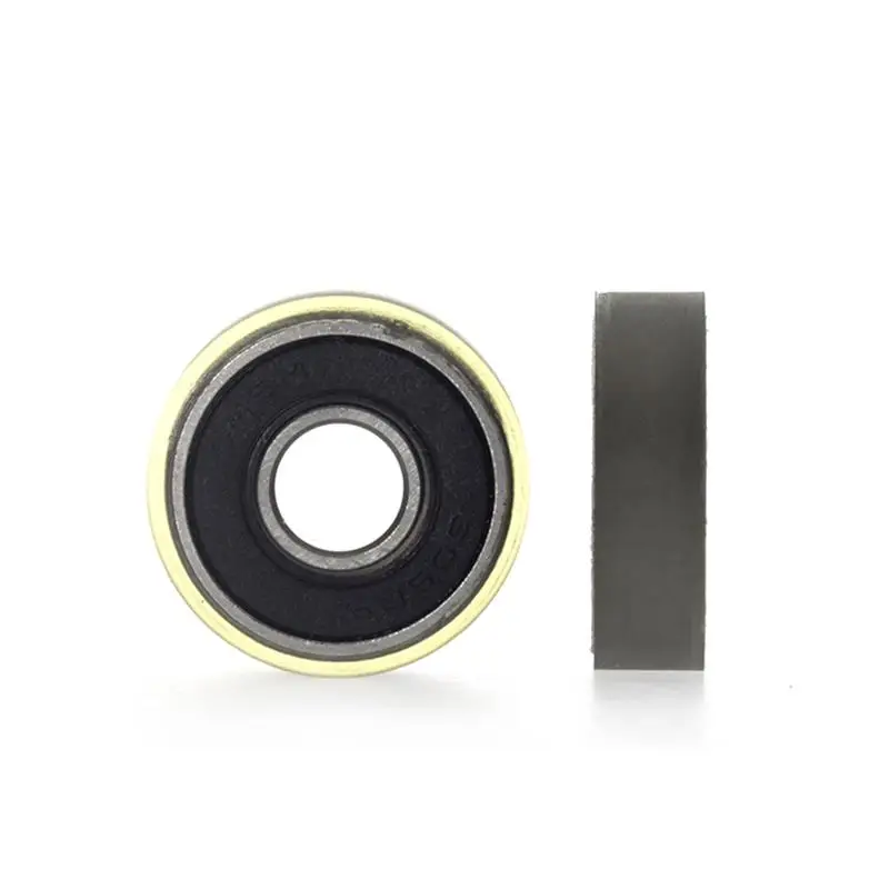 10pcs/50pcs 8*24*7mm polyurethane PU 608 608RS low noise roller bearing friction pulley soft rubber 8x24x7 | Обустройство дома