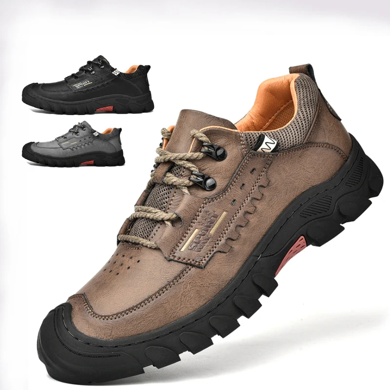 Genuine Leather Shoes Men Lace up Outdoor Wear-resistant Work Shoes Casual Sneakers Men Footwear Autumn Shoes Men Zapatos Hombre
Genuine Leather Shoes Men Lace up Outdoor Wear-resistant Work Shoes Casual Sneakers Men Footwear Autumn Shoes Men Zapatos Hombre