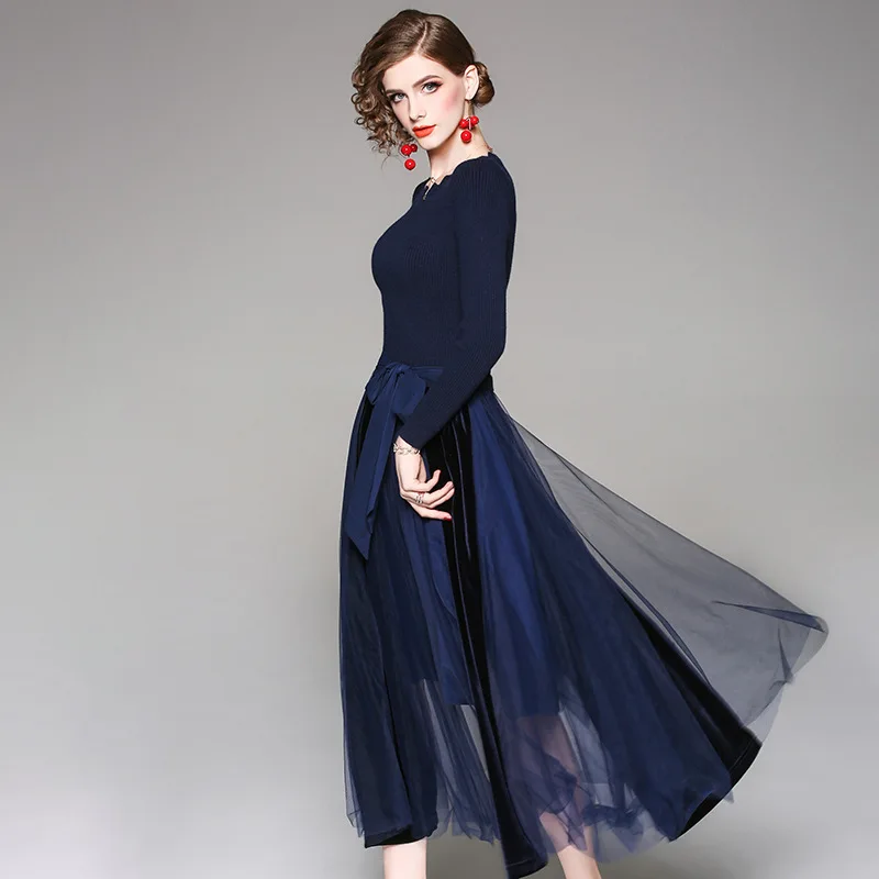 Dress Women Long Vintage Dress Spring Fall Clothes Kintted Mesh Slim Dresses Elegant Party Vestidos Verano LWL1668
Dress Women Long Vintage Dress Spring Fall Clothes Kintted Mesh Slim Dresses Elegant Party Vestidos Verano LWL1668