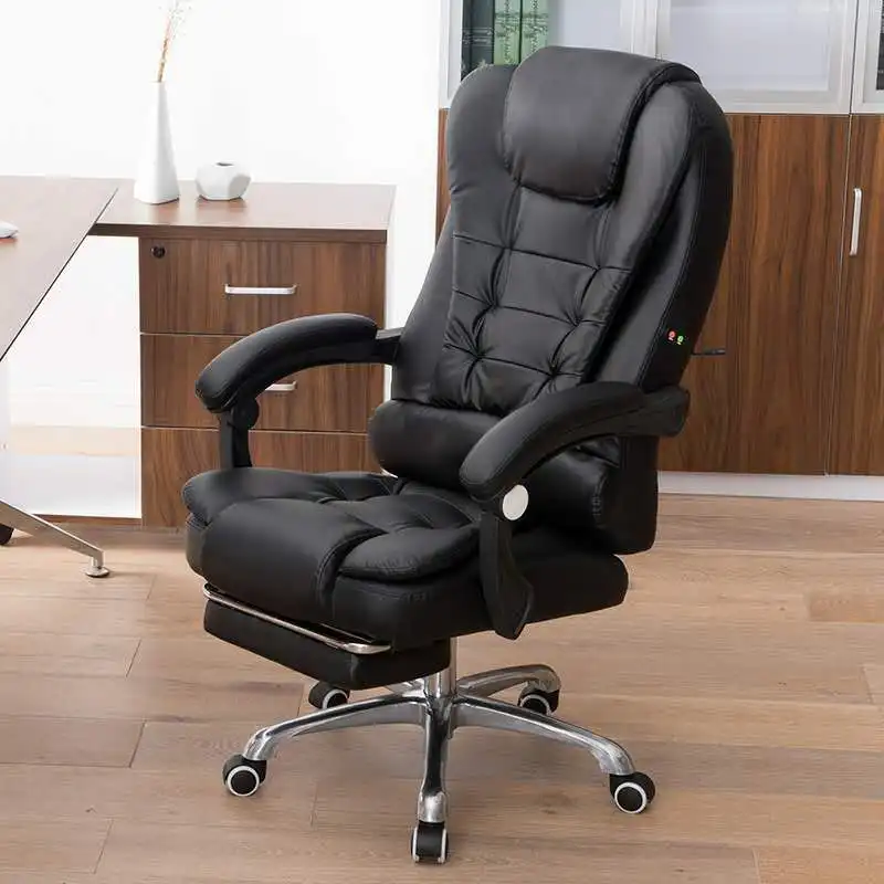 New Solid Color Reclining Leather Leisure Office Chair Massage Footrest Swivel Chair Executive Chair Computer Chair Home
New Solid Color Reclining Leather Leisure Office Chair Massage Footrest Swivel Chair Executive Chair Computer Chair Home