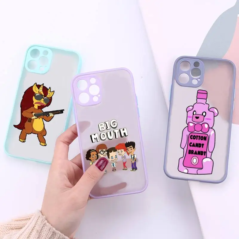 Big Mouth Phone Case For iPhone 13 12 11 Mini Pro XR XS Max 7 8 Plus X Matte transparent Purple Back Cover
Big Mouth Phone Case For iPhone 13 12 11 Mini Pro XR XS Max 7 8 Plus X Matte transparent Purple Back Cover