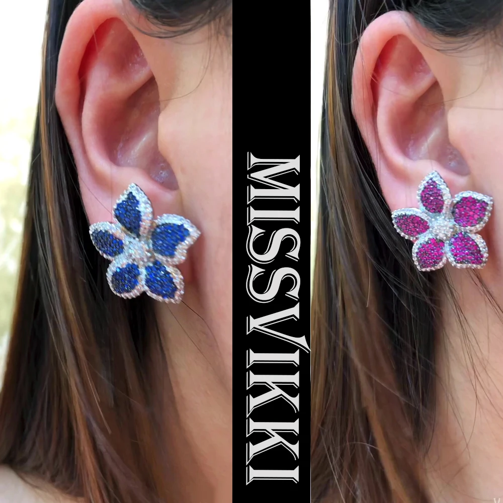 Missvikki новые модные уличные серьги с цветами для женщин Свадебная вечеринка кубический циркон Дубай Свадебные серьги boucle d'oreille
Missvikki новые модные уличные серьги с цветами для женщин Свадебная вечеринка кубический циркон Дубай Свадебные серьги boucle d'oreille
