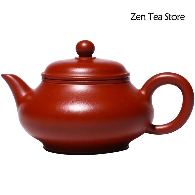 

90ml Yixing Raw Ore DaHongPao Zisha Teapots Hand Made Purple Mud Health Beauty Kettles Tea Pot Ball Hole Filter Tea Set Gift