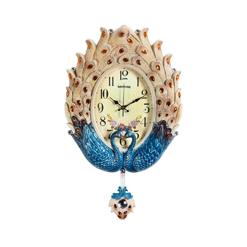 Modern Simple Wall Clock Living Room European Style Elegant Peacock Silent Digital Wall Clock Office Reloj Pared Home Decoration
Modern Simple Wall Clock Living Room European Style Elegant Peacock Silent Digital Wall Clock Office Reloj Pared Home Decoration