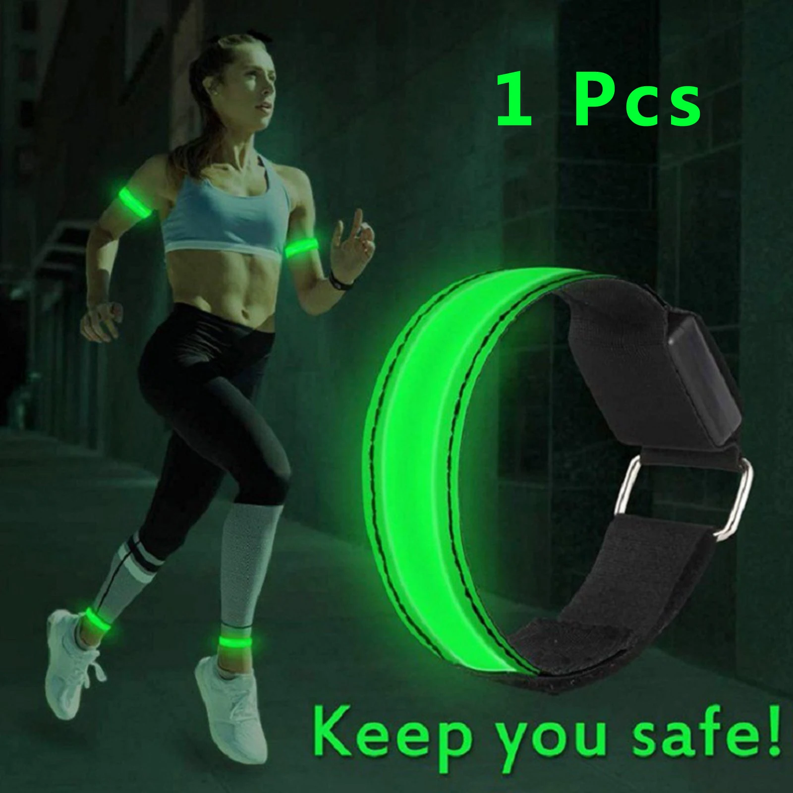 USB Charging LED Luminous Night Running Armband Bracelet Night Reflective Safety Belt Outdoor Sports Luminous Arm Band
USB Charging LED Luminous Night Running Armband Bracelet Night Reflective Safety Belt Outdoor Sports Luminous Arm Band