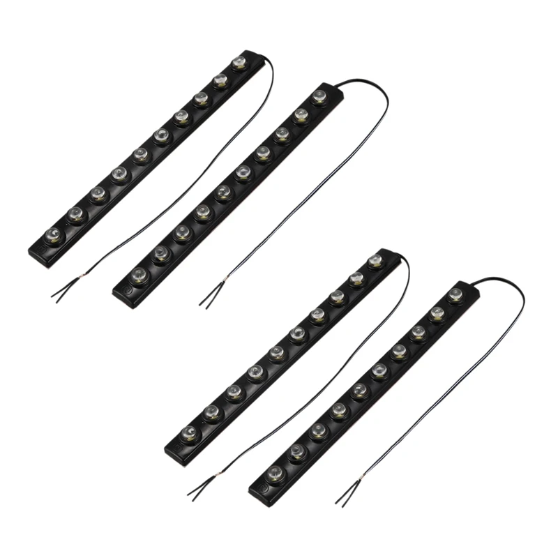 4 x 20W Daytime Running Lights Auto DRL LED Driving Lights 10 COB LED Car Bulb 200LM DC 12V (White Light)
4 x 20W Daytime Running Lights Auto DRL LED Driving Lights 10 COB LED Car Bulb 200LM DC 12V (White Light)