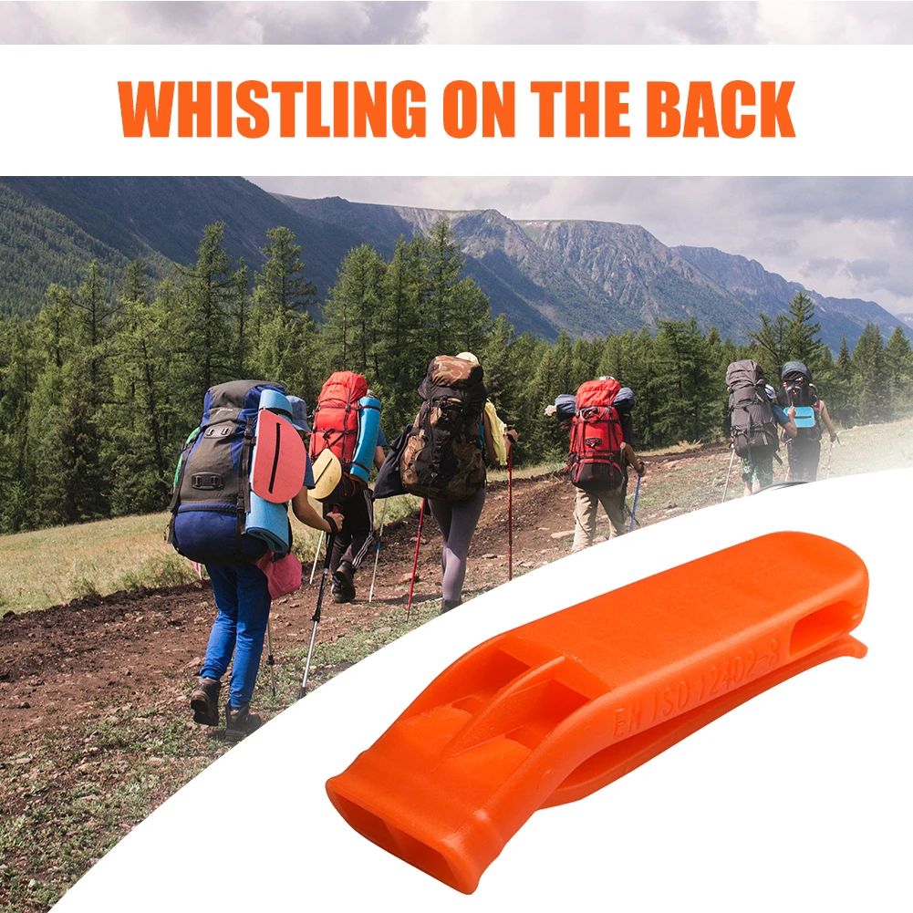 

Outdoor Survival Whistle 1/5/10 PCS Camp Hiking Rescue Emergency Whistle Football Basketball Game Double Tube Double Whistle