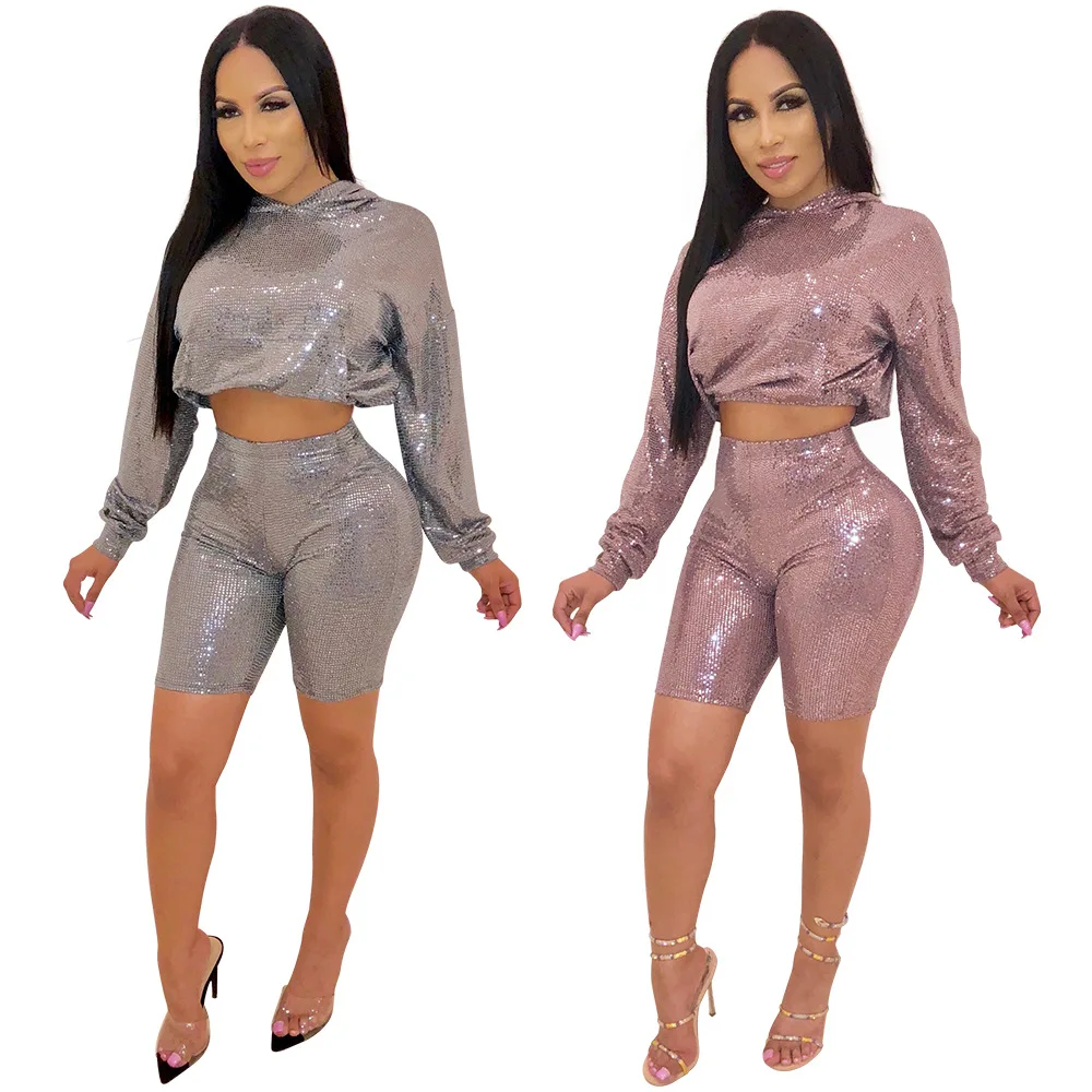 FNOCE 2020 winter women's sets sexy nightclub young fashion trends solid long sleeve hooded short hoodies tight shorts 2-pc suit
FNOCE 2020 winter women's sets sexy nightclub young fashion trends solid long sleeve hooded short hoodies tight shorts 2-pc suit