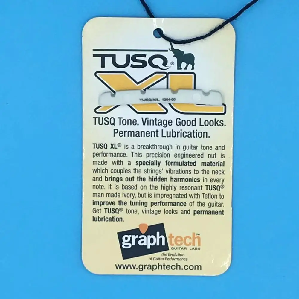 Графит TECH Nut TUSQ XL1204-00 прецизионный стиль для 4 струнных электрических бас гитарных