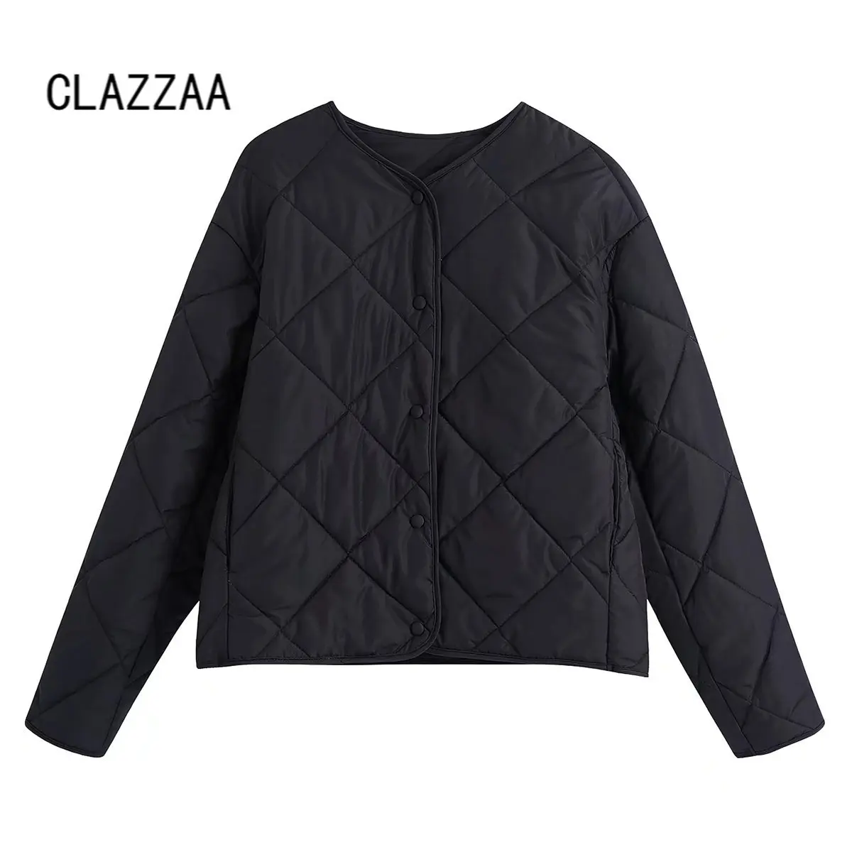 Clazzaa Women Fashion Single Breasted Black Solid Jacket Vintage Long Sleeves O-Neck Casual Female Coat Chic Tops
Clazzaa Women Fashion Single Breasted Black Solid Jacket Vintage Long Sleeves O-Neck Casual Female Coat Chic Tops