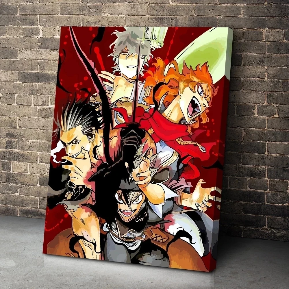 Home Decoration Japanese Animation Poster Prints Black Clover Pictures Canvas Modular Painting Wall Art No Frame For Restaurant
Home Decoration Japanese Animation Poster Prints Black Clover Pictures Canvas Modular Painting Wall Art No Frame For Restaurant