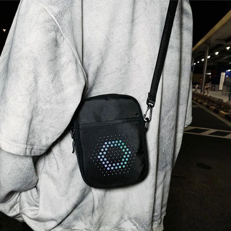 Reflective Men Messenger Bag Waterproof Small Square Man Shoulder Bags Hip Hop Style Mini Crossbody Bag Travel Wallet Handbag
Reflective Men Messenger Bag Waterproof Small Square Man Shoulder Bags Hip Hop Style Mini Crossbody Bag Travel Wallet Handbag