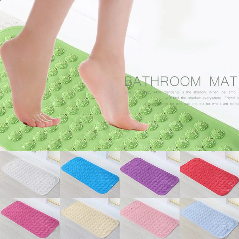 Bathroom Accessories PVC Non-slip 36x70cm/46x78cm/40x100cm Suction Cup Massage Pad Bath Mat Anti-skid Bathtub Carpet
Bathroom Accessories PVC Non-slip 36x70cm/46x78cm/40x100cm Suction Cup Massage Pad Bath Mat Anti-skid Bathtub Carpet