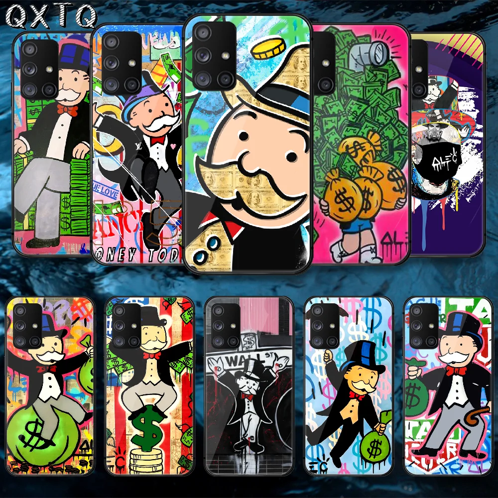 QXTQ Luxury Dollar Monopolya Tempered Glass Phone Case Bag Cover For Samsung Galaxy A 10 12 20E 21 30 32 50 40 51 52 70 71 72
QXTQ Luxury Dollar Monopolya Tempered Glass Phone Case Bag Cover For Samsung Galaxy A 10 12 20E 21 30 32 50 40 51 52 70 71 72